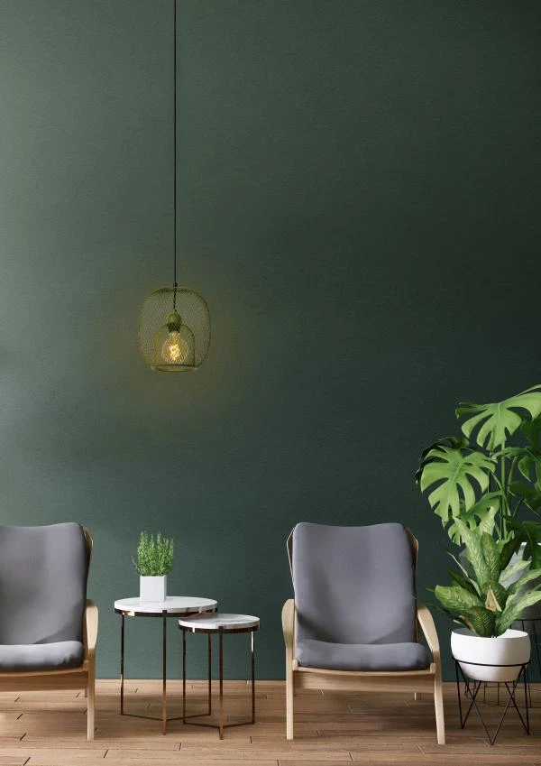 Lucide JERREL - Pendant light - Ø 25 cm - 1xE27 - Green - atmosphere 1